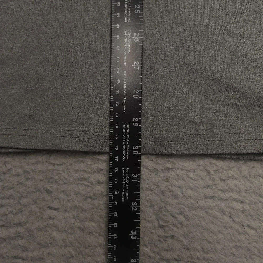 Nike Mens Cool Fitted Dri Fit Shirt XL Gray Stretch Athletic Training Tee